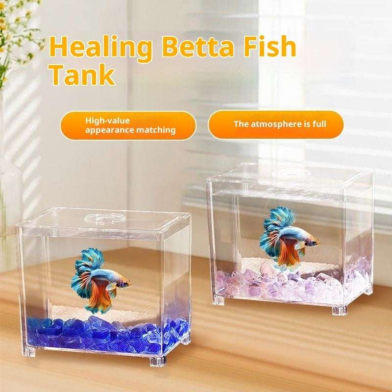 Thickened Fish Tank Building Blocks  Small Acrylic Tabletop For Landscaping - globaltradeleader
