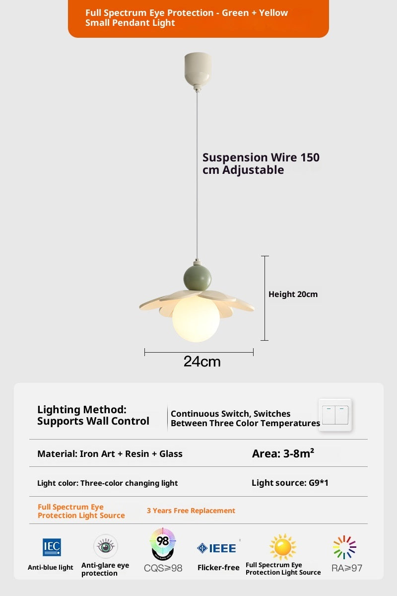 Modern Minimalist Cream Style Bedside Chandelier - globaltradeleader