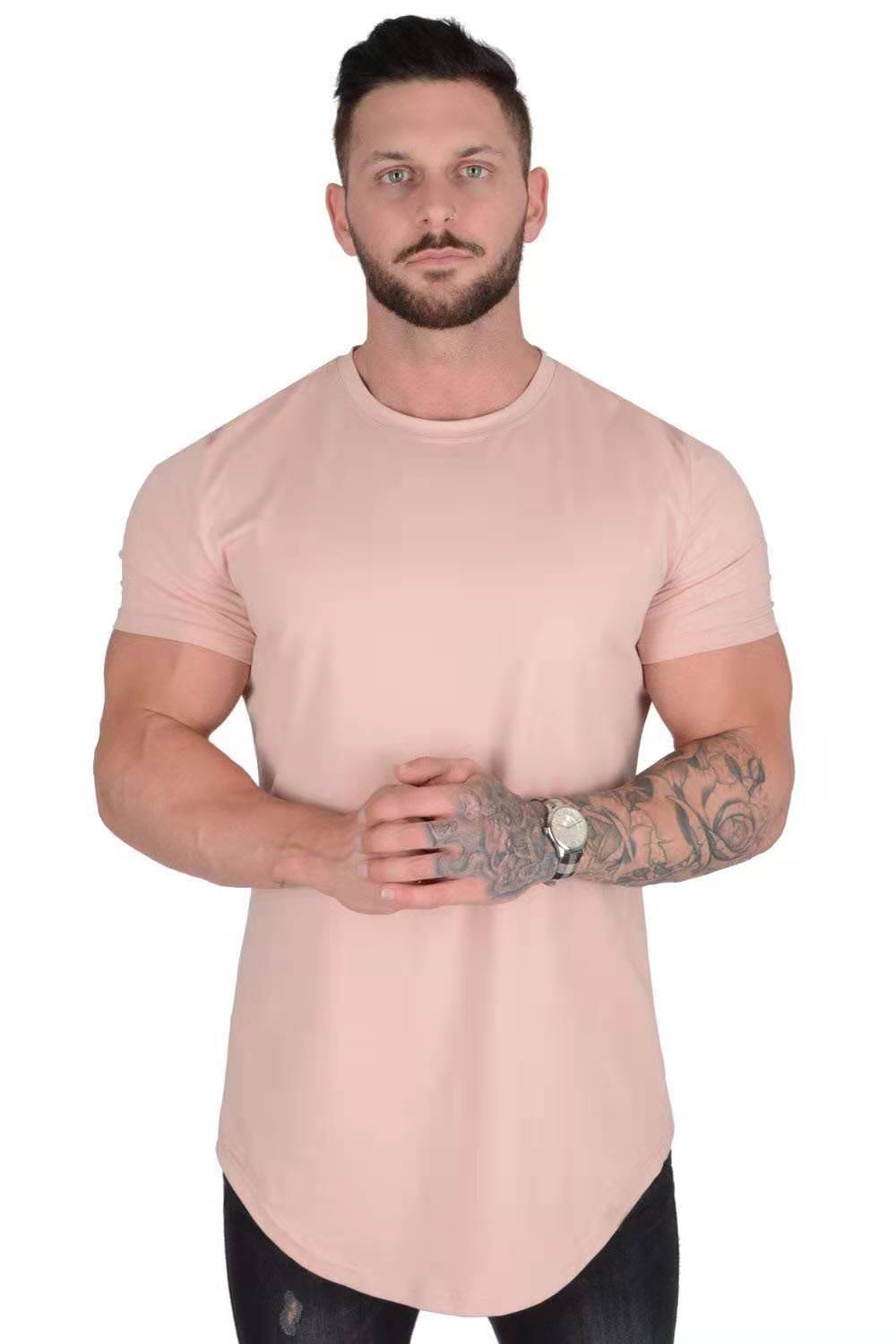 Men's Casual Short-sleeved Sports Fitness T-shirt - globaltradeleader