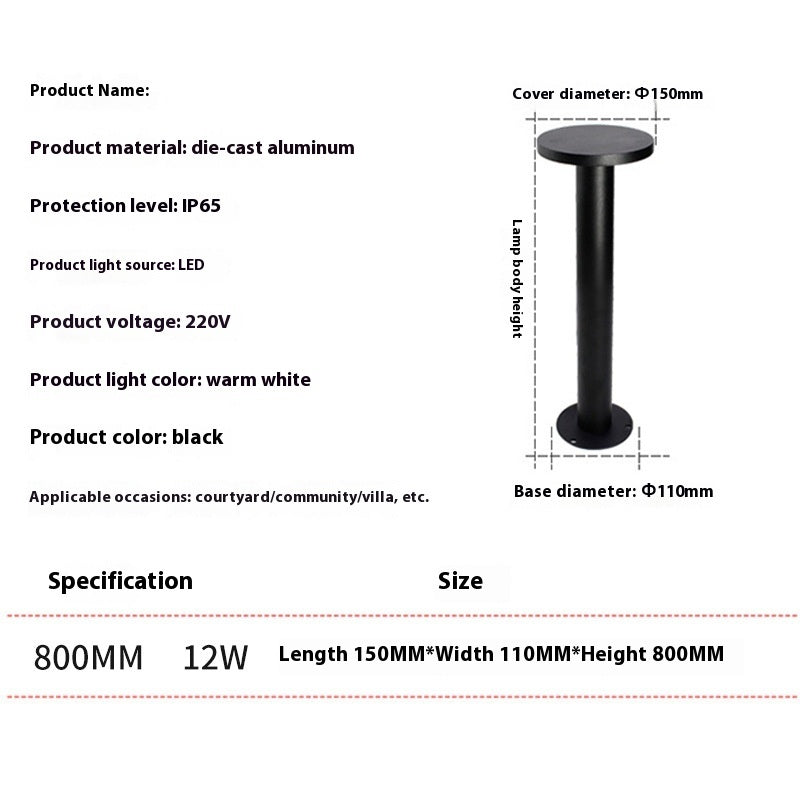 Outdoor Lawn Lamp Floor Outlet Landscape Garden Lights - globaltradeleader