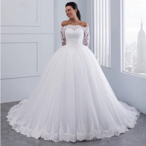 Wedding Bridal Wedding Lace Large Tail - globaltradeleader