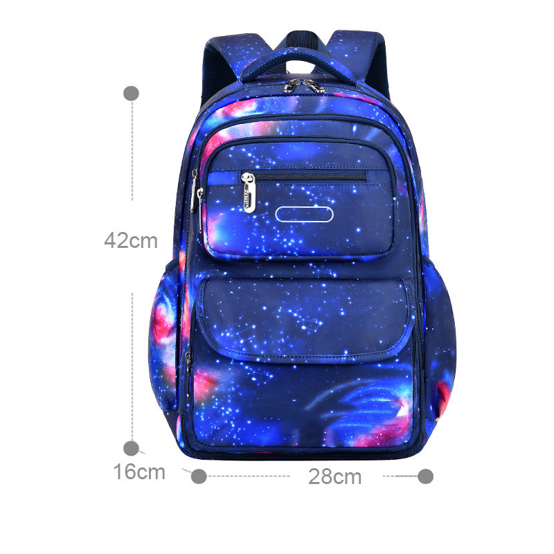 New Schoolbag For Primary School Students Male Side Refrigerator Open Large Capacity Children's Bags Grade