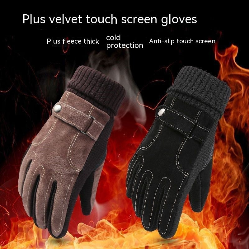 Warm Gloves Men's Autumn And Winter Touch Screen