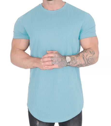 Summer New Slim Fit Men's Sports Fitness T-shirt - globaltradeleader