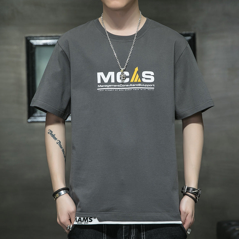 Men's Fashion Cotton Short Sleeve - globaltradeleader