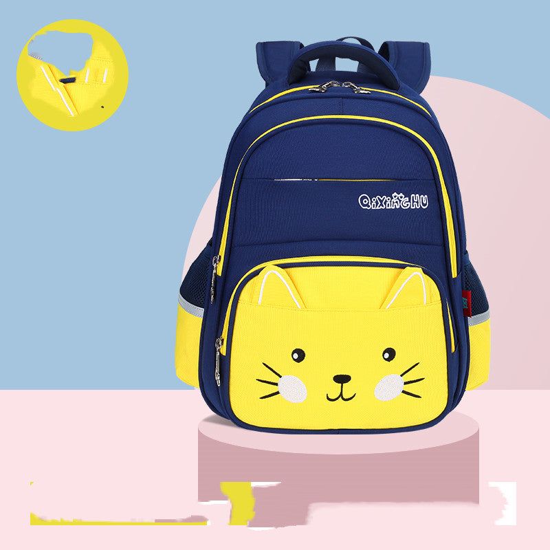 Cute Cartoon Shoulders Baby Lightweight Backpack Elementary School Schoolbag