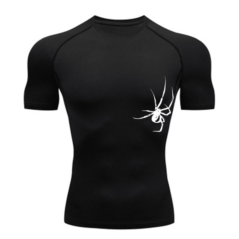 Quick Drying Clothes Sports T-shirt Running Base Clothing Gym Training Tights - globaltradeleader
