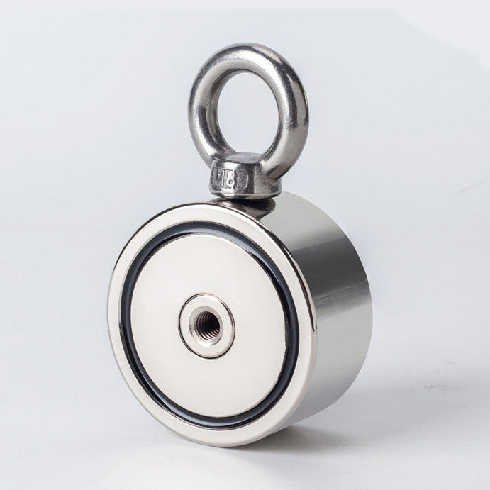Double Side Fishing Magnet High Intensity Magnetic Fishing Magnet High Intensity Magnetic Stone Round Magnet - globaltradeleader
