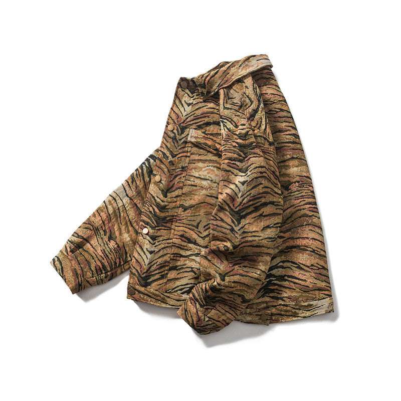 Men's Vintage Tiger Jacquard Jacket
