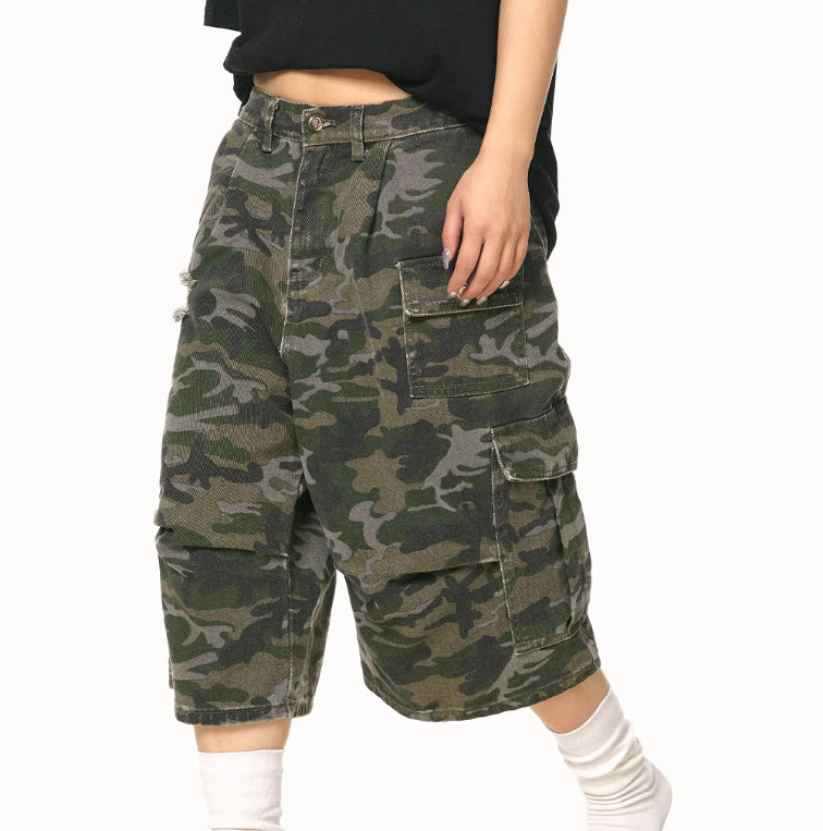 American Camouflage Workwear Shorts - globaltradeleader