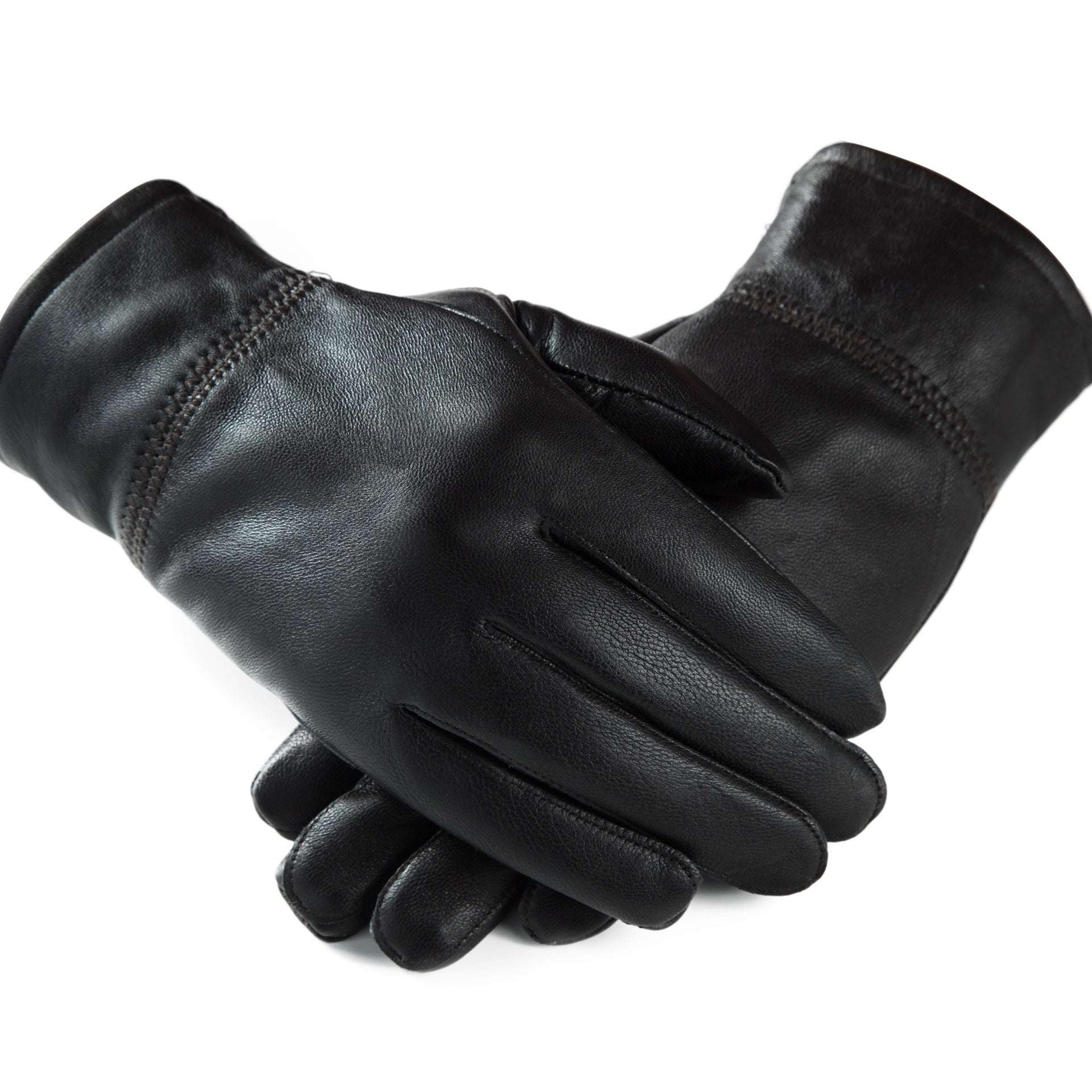 Genuine Leather Gloves Men's Winter Warm Outdoor