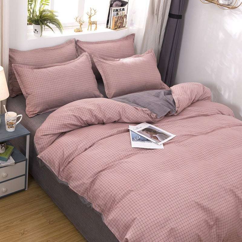 Candy Bedding Four Piece Home Textile Washed Cotton