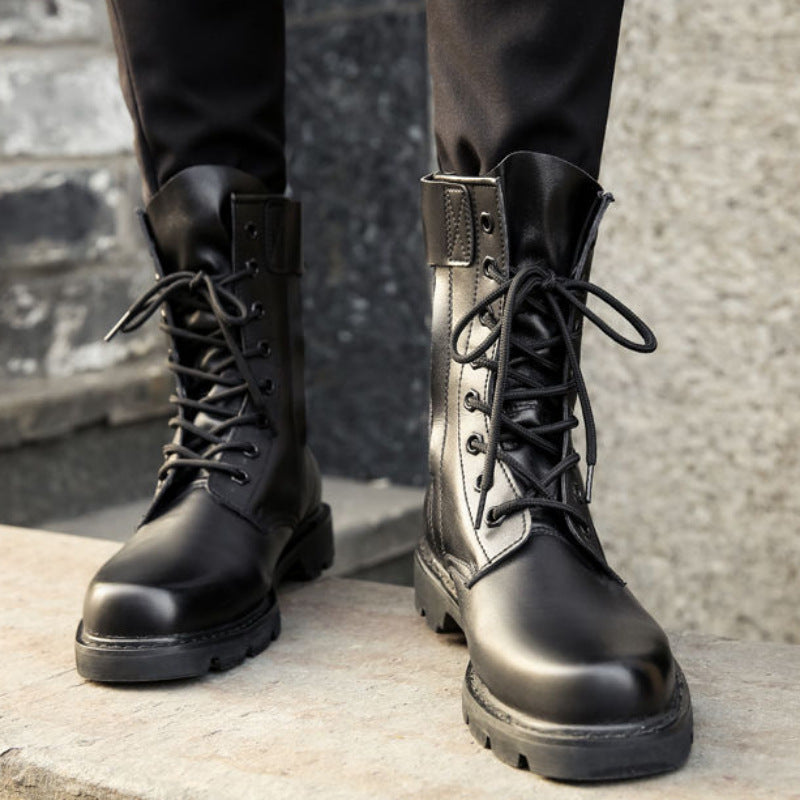 Spring And Autumn Outdoor Boots Men's High-top - globaltradeleader