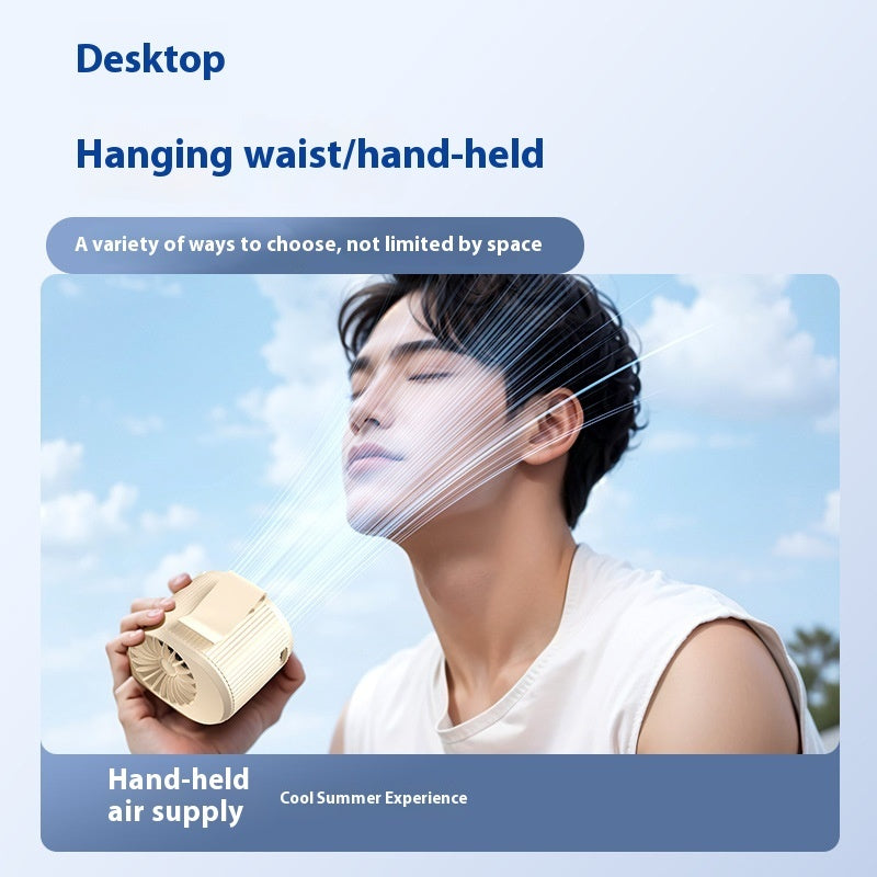 High Speed Wrist Hanging Fan Usb Charging Back Clip Little Fan - globaltradeleader
