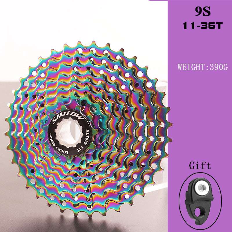 9-speed colorful cassette flywheel