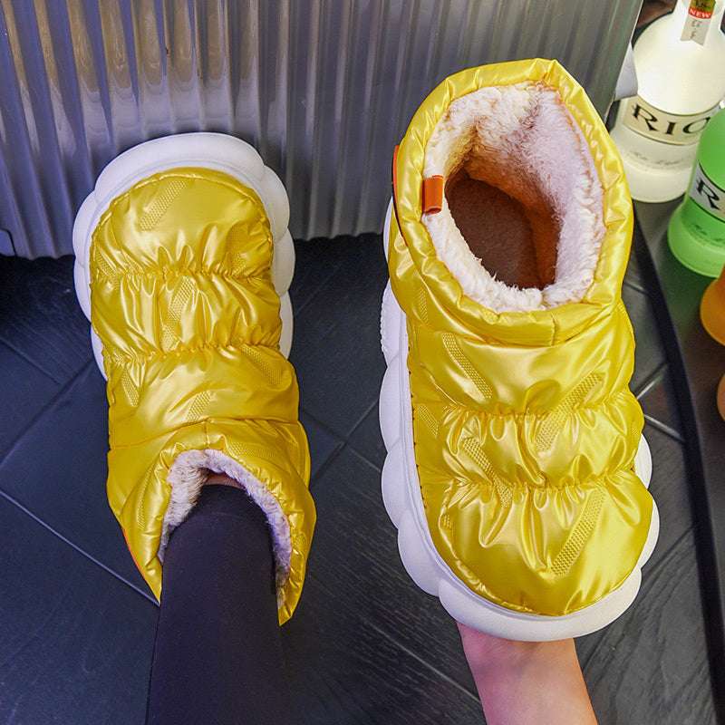 Winter Women Snow Boots Plush Warm Home Floor Down Shoes - globaltradeleader
