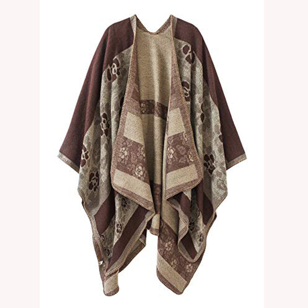 European And American Street Classic Fashion Wave Shawl