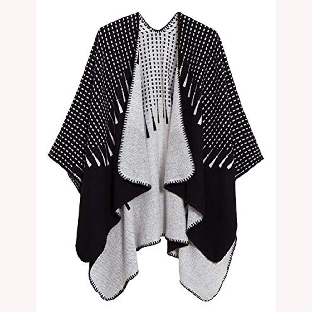 European And American Street Classic Fashion Wave Shawl