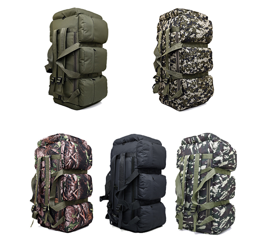 90L Camouflage Outdoor Mountaineering Bag