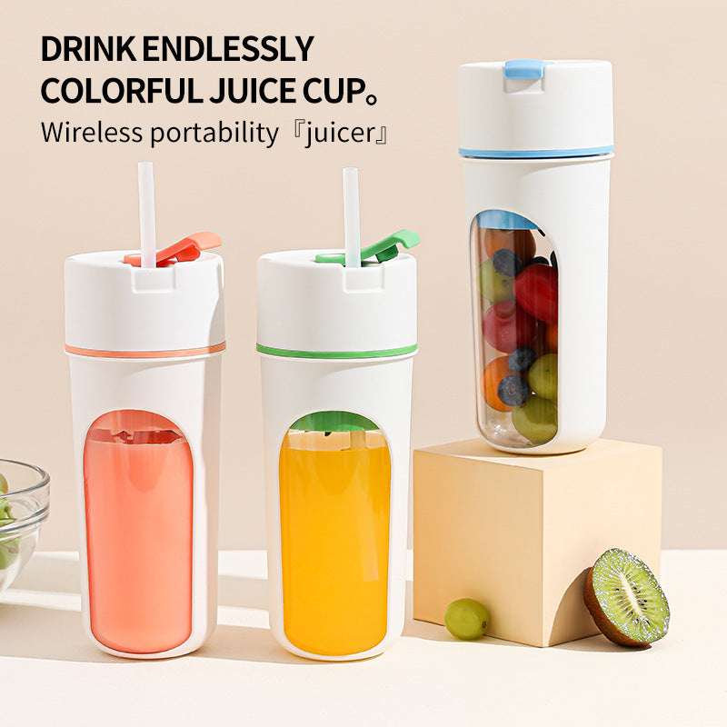 Kitchen Electric Juicer USB Charging Wireless Juices Blender Fruit Orange Mixer Squeezer Machine Ice Crush Cup Food Processor - globaltradeleader