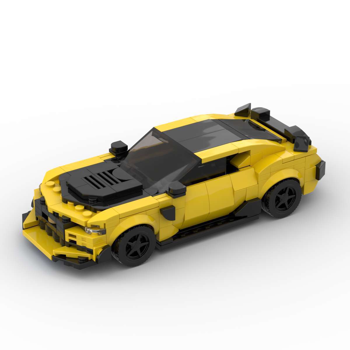 Creative Building Blocks Muscle Car Educational Assembled Toys - globaltradeleader
