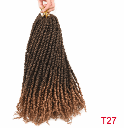 TOMO Pre-twisted Passion Twist Crochet African Dirty Braids Crochet