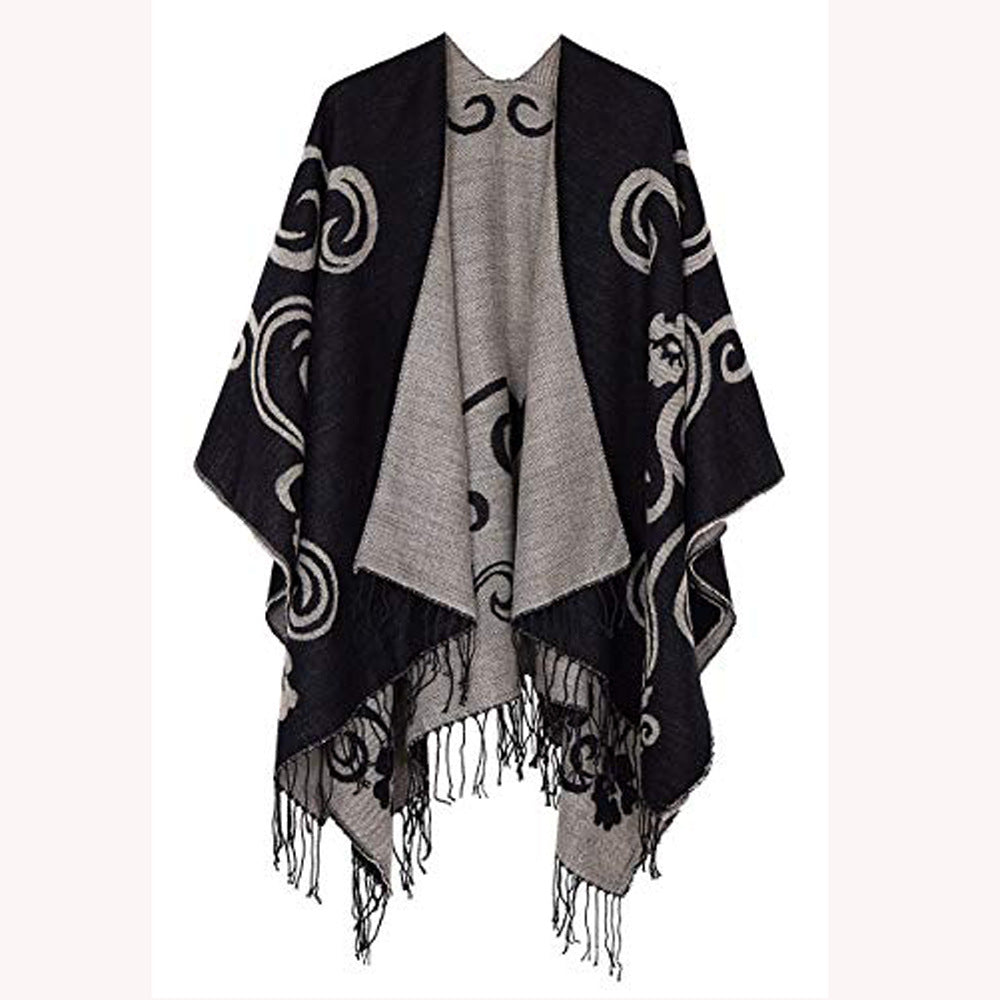 European And American Street Classic Fashion Wave Shawl