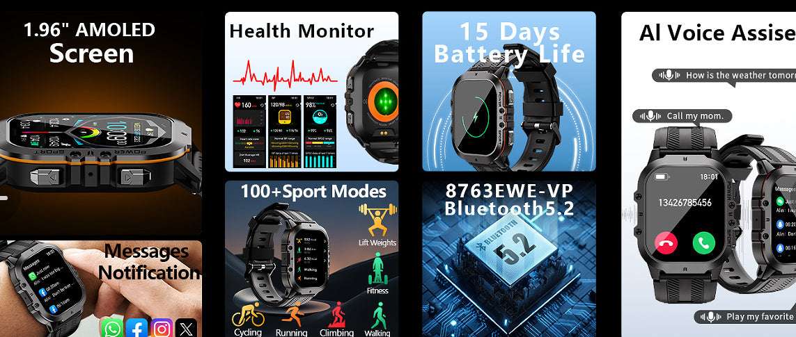 OUKITEL BT20 Sports Watch - globaltradeleader