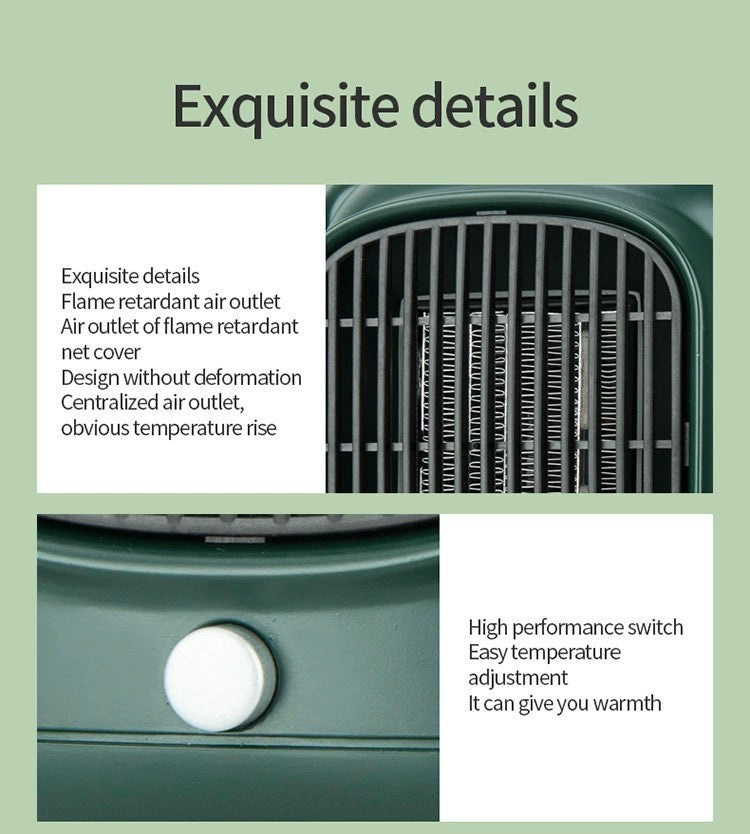 Cartoon Mini Heater Desktop Home Touch - globaltradeleader