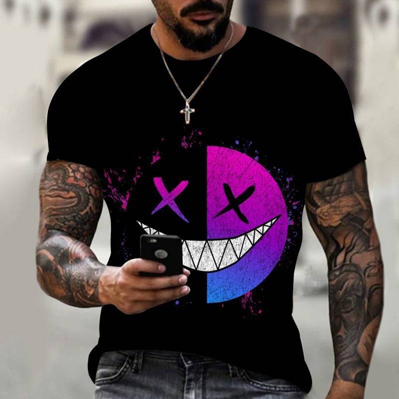Fashion 3D Printed Full Body Pattern T-shirt - globaltradeleader