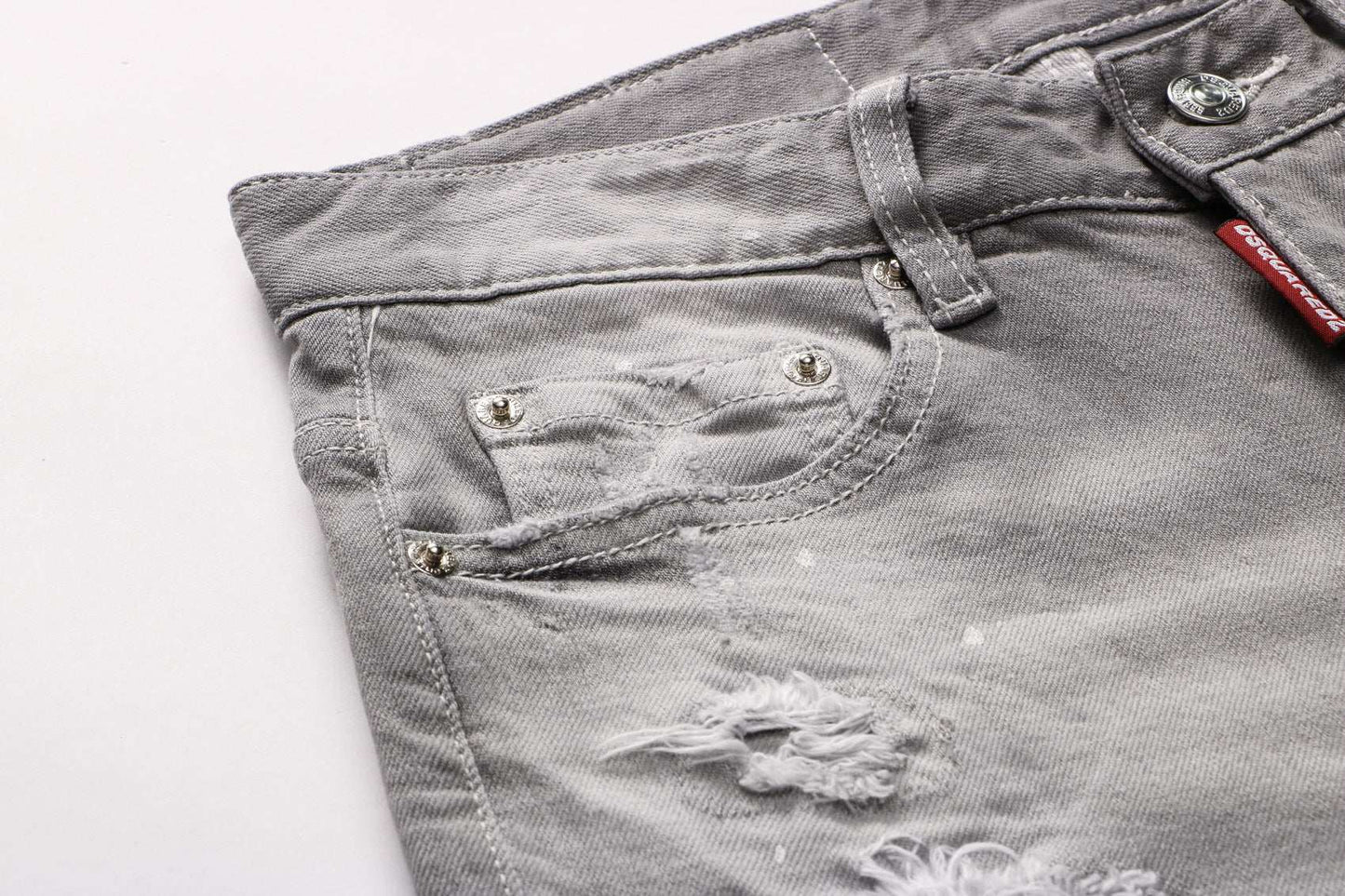Grey Hong Kong Feng Shui Wash Slag Men's Jeans