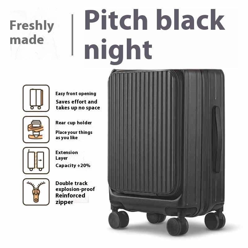 Expandable Multi Lever 20 Inch Suitcase - globaltradeleader