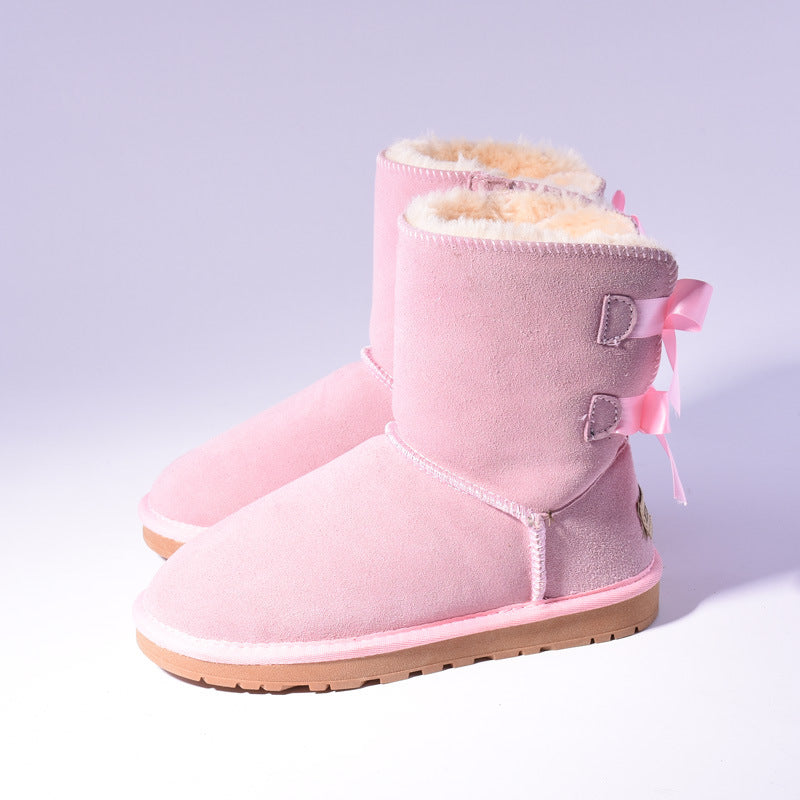 Women Australia Snow Boots Warm Fur Baileys Bow boots women winter boots snow boots big size