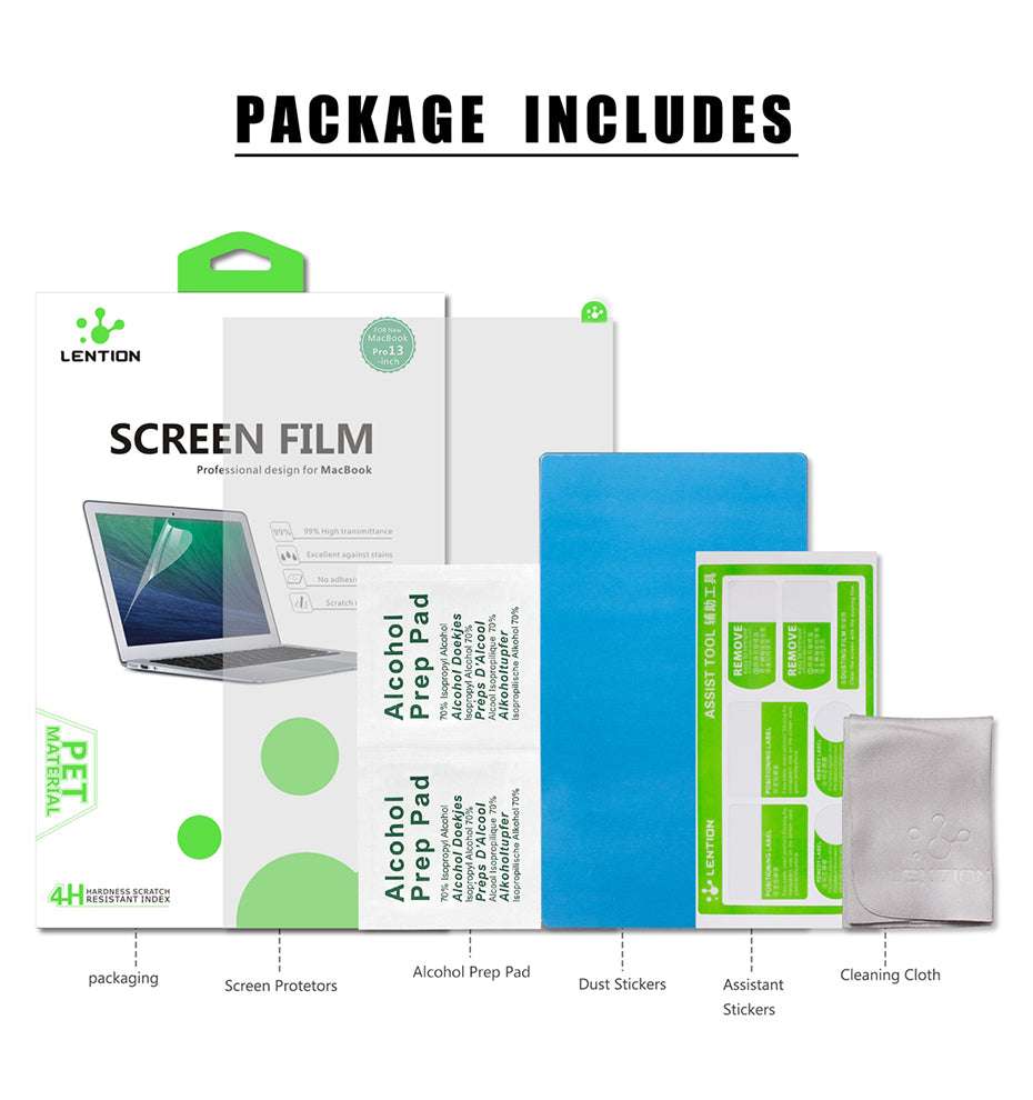 Compatible with Apple, Lansheng Macbook 11/12/13/15 / new 13/15 screen film matte explosion-proof notebook film