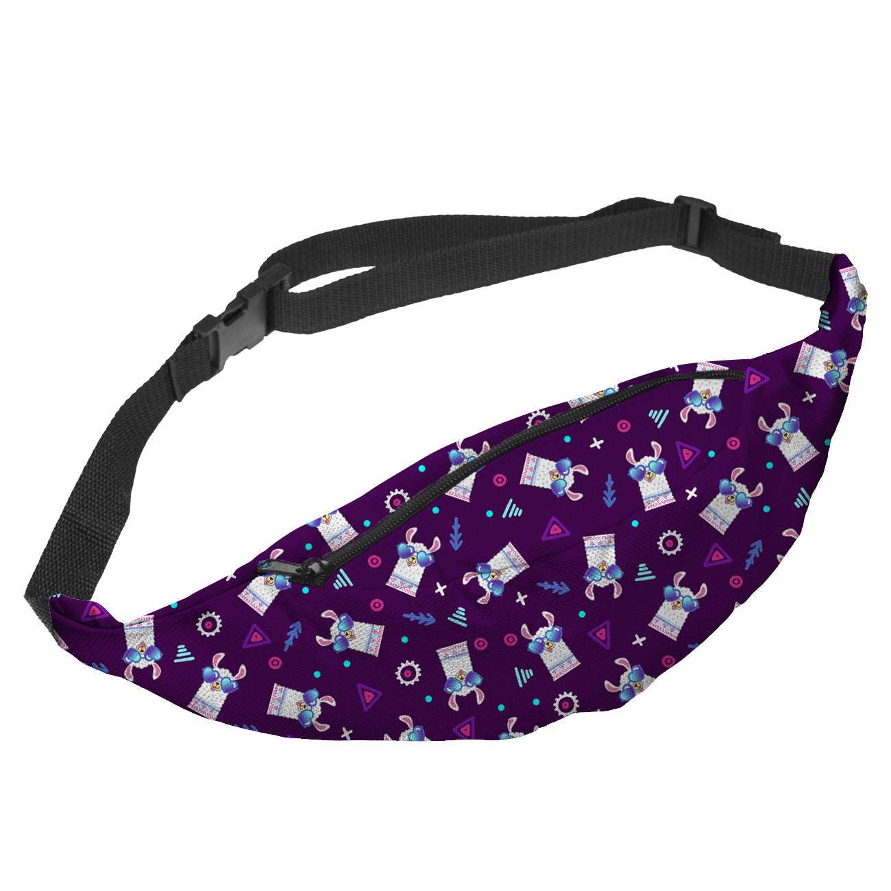 Crossbody Bag 3D Digital Printing Sports Women's Bag Alpaca Waist Bag