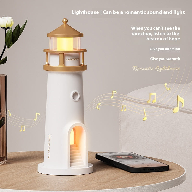 Human Body Induction Atmosphere Moonlight Lighthouse Table Lamp - globaltradeleader