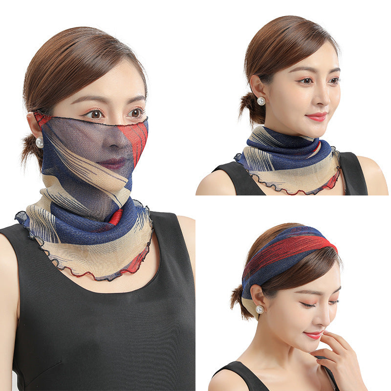 Women's UV Protection Neck Protection Scarf