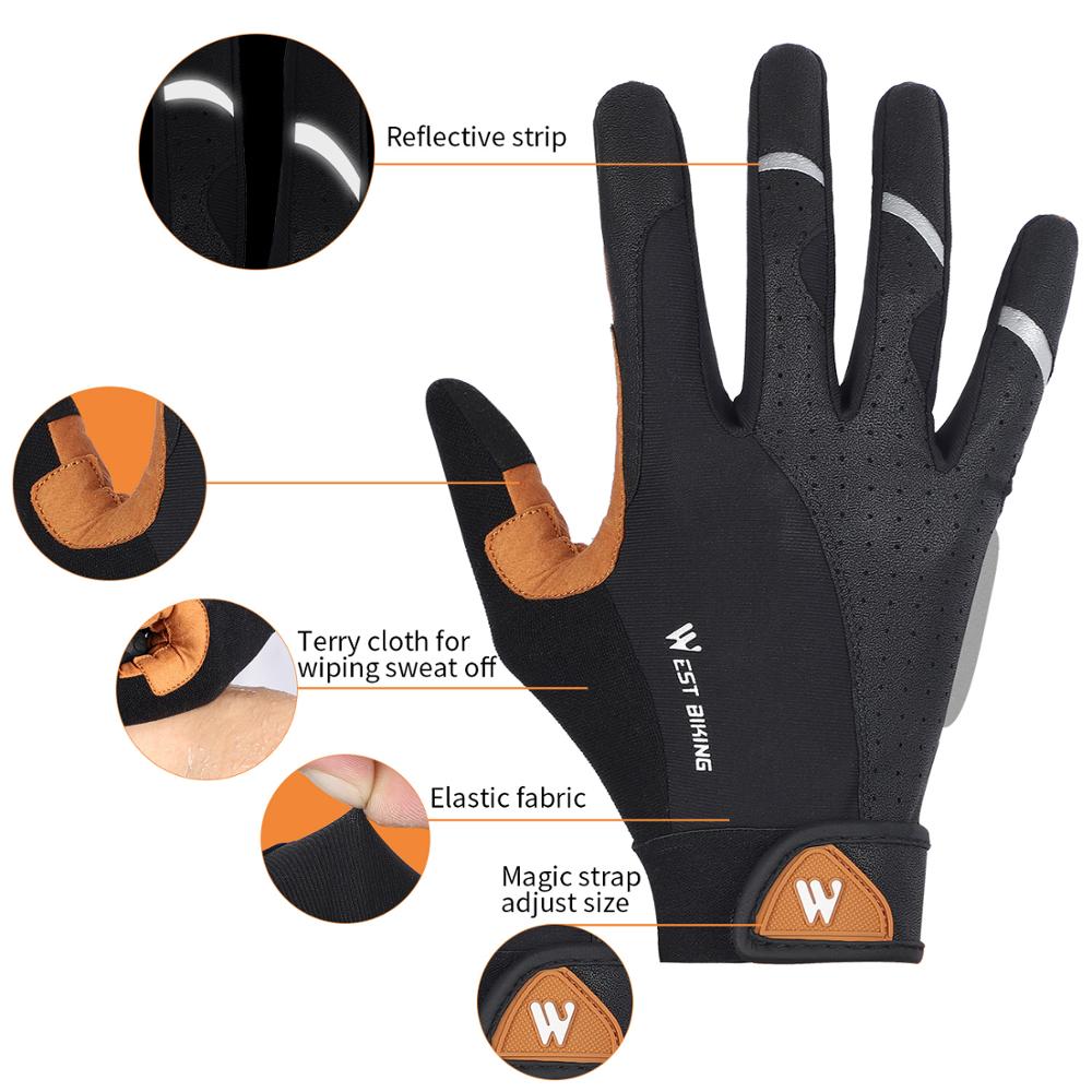 Half-finger touch screen cycling motorcycle bike gloves