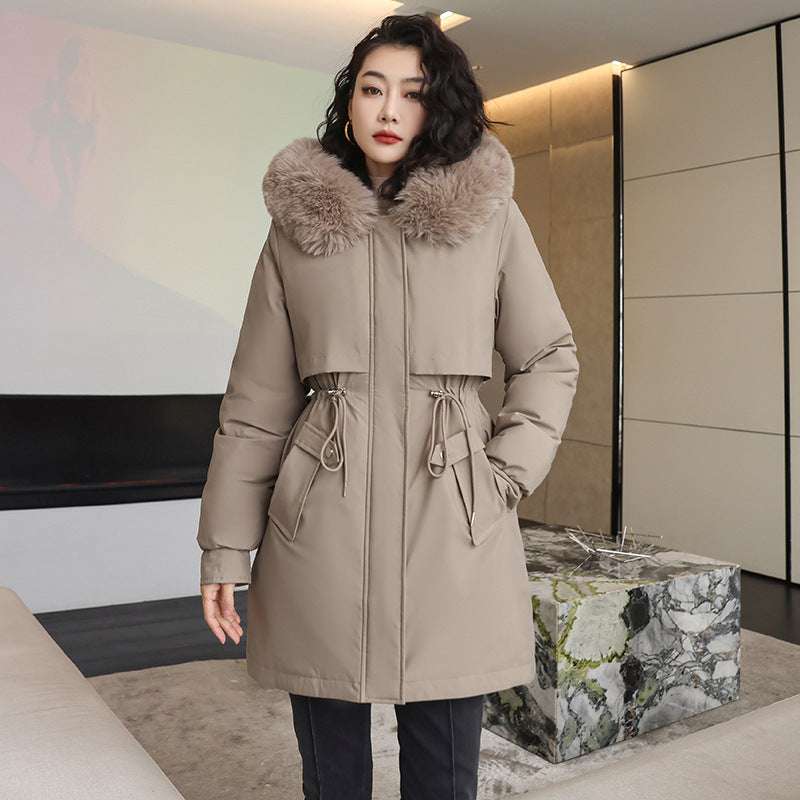 Korean Style Small Waist Down Coat - globaltradeleader