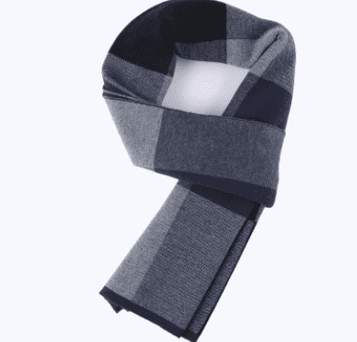 Men's scarf wool plaid scarf scarf winter scarf processing wholesale gift ladies knitting stitching