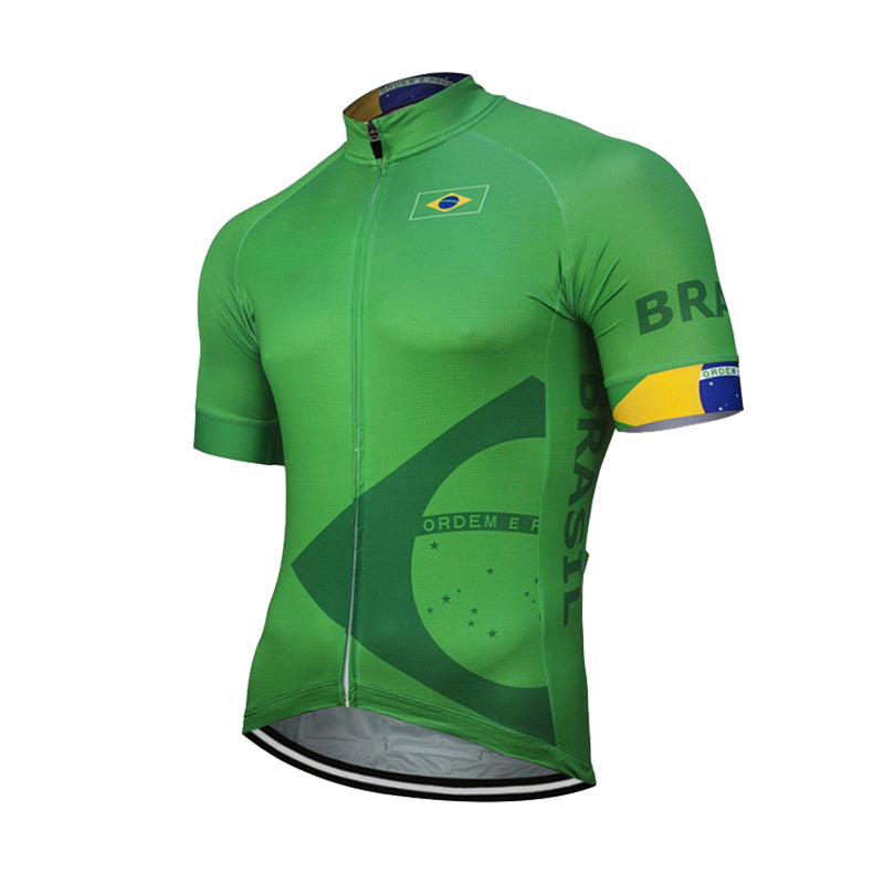 Summer Brazil Team Cycling Jersey Men's Tracksuit