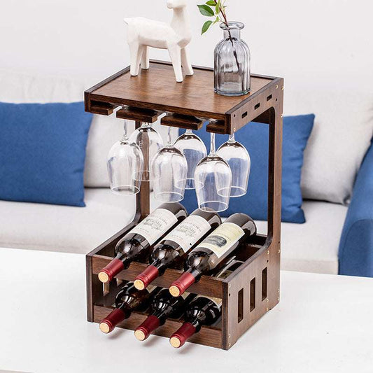 Creative Double Gun Wine Rack Hanging Wall Ornament - globaltradeleader
