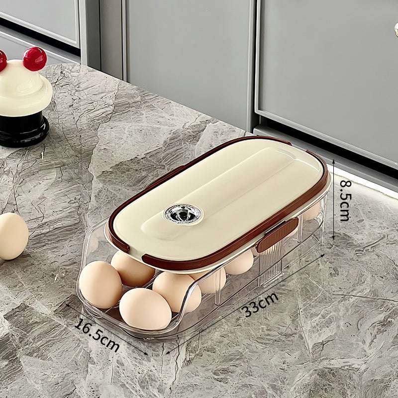 Storage Box Kitchen Refrigerator Multi-layer Transparent Egg Holder - globaltradeleader