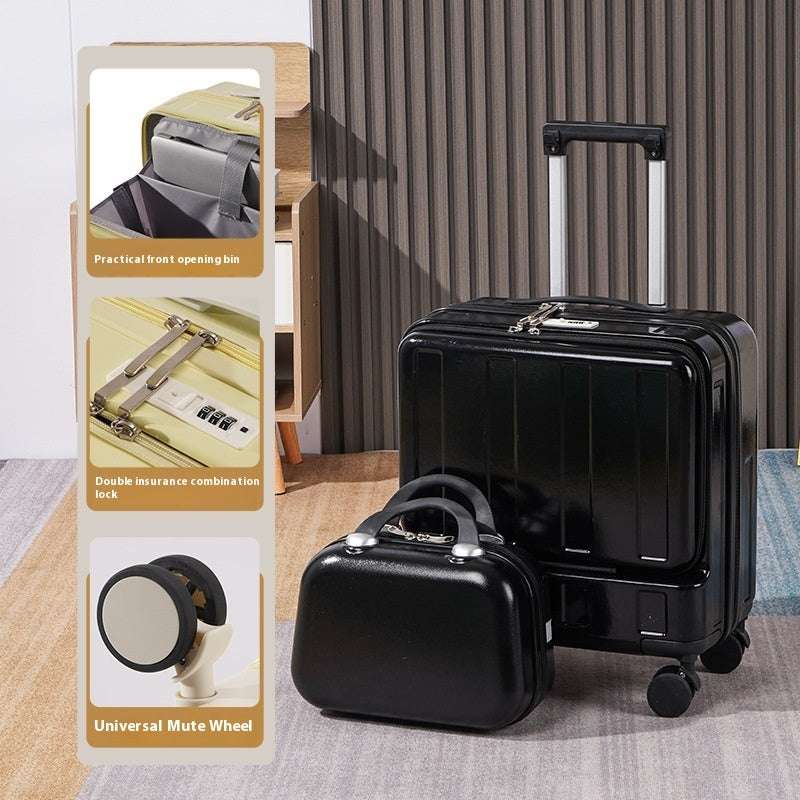 New Full-opening Multi-functional Luggage 18-inch - globaltradeleader