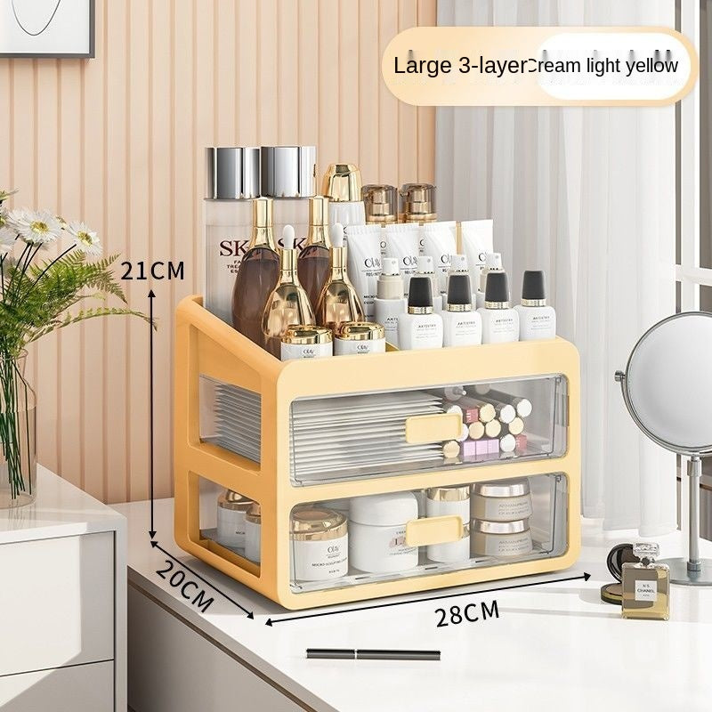 Desktop Transparent Drawer Cosmetic Storage Box