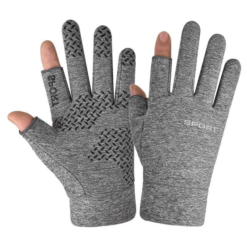 Windproof Waterproof Velvet Warm Waterproof Cycling Non-slip Full Finger Gloves - globaltradeleader