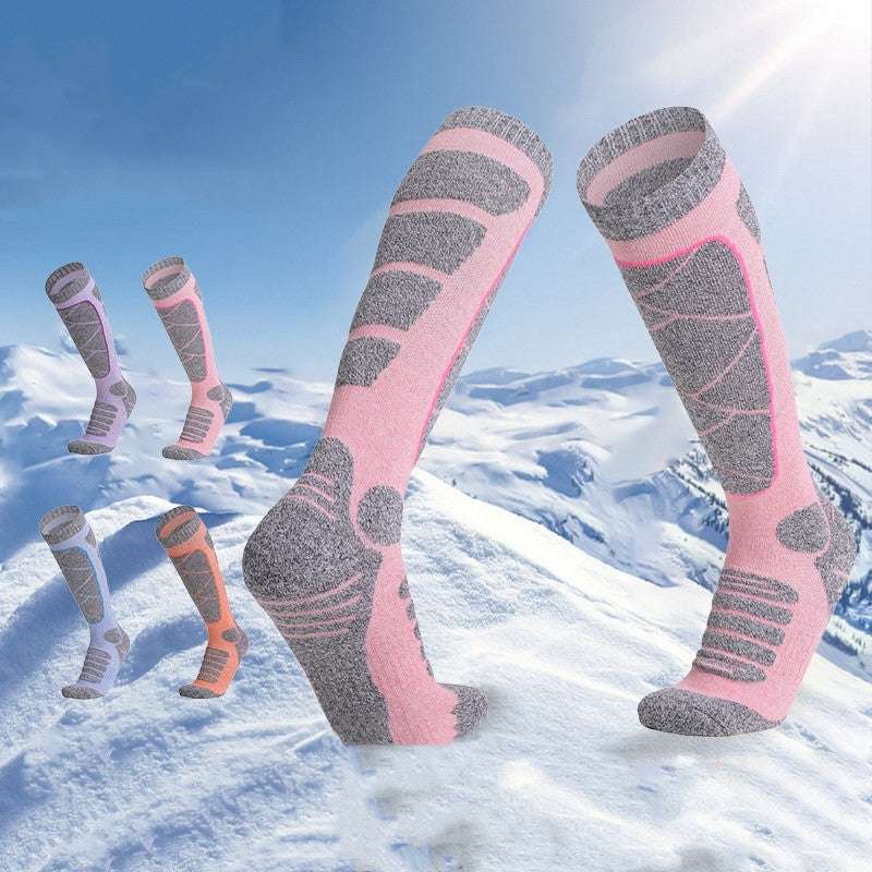 Women's Autumn And Winter Warm Outdoor Sports Socks Terry Sock - globaltradeleader
