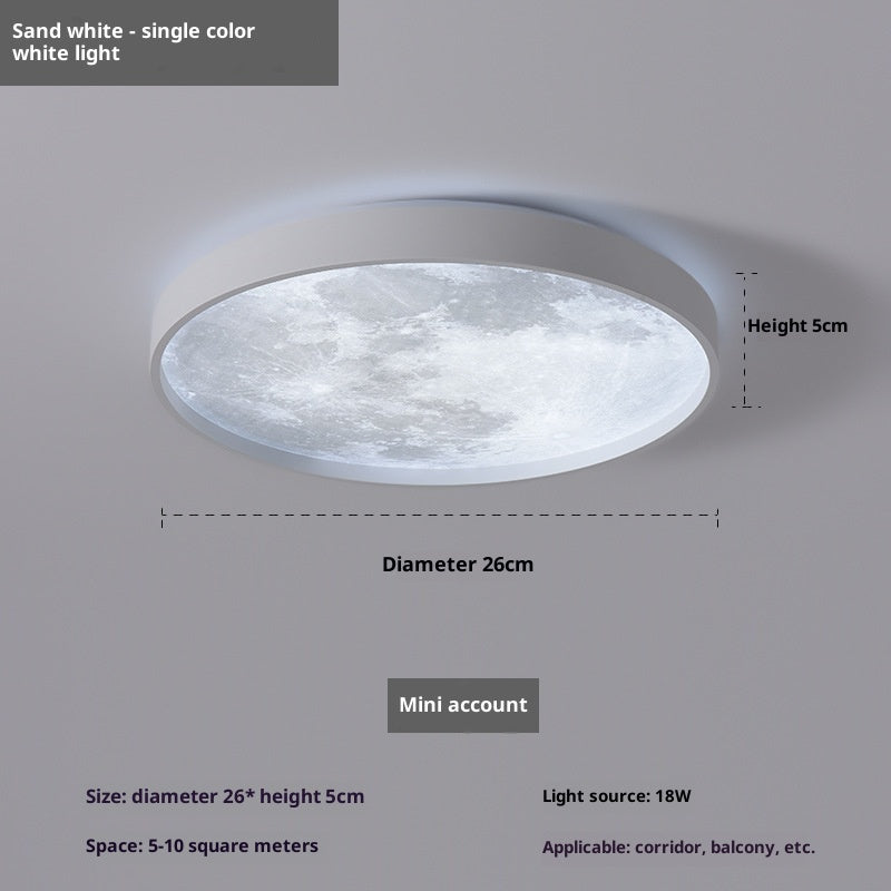 Moon Bedroom Light Modern Creative Ceiling Lamp - globaltradeleader