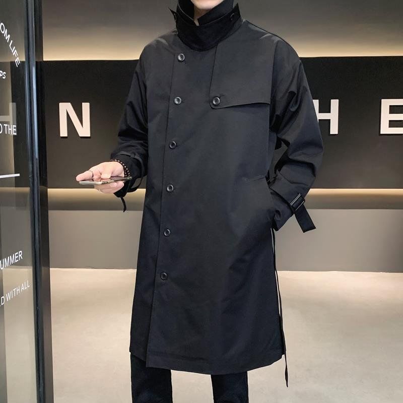 Trench Coat Men Spring And Autumn Simple Senior Sense - globaltradeleader