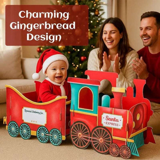 Home Children's Santa Claus Gift Train Decoration